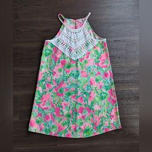 Lilly Pulitzer Pearl Soft Shift Dress Catty Shack Raz Berry Pink 6